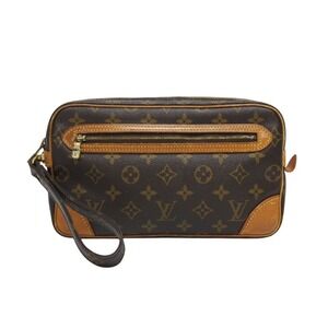 LOUIS VUITTON Monogram Marly Dragonne Shoulder Bag Business
